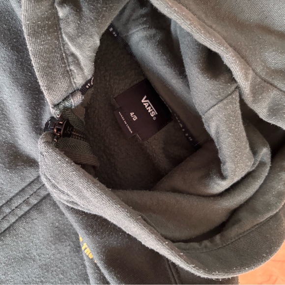 dark green kids hoodie - Picture 3 of 3